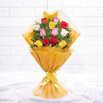 Sumptuous Mix Roses Bouquet