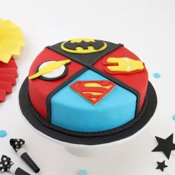 Superhero Fondant Cake 1 Kg