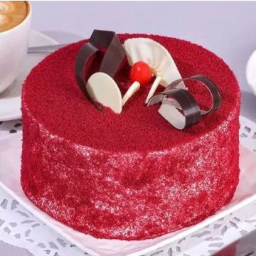 Eggless Superior Red Velvet Cake Half Kg