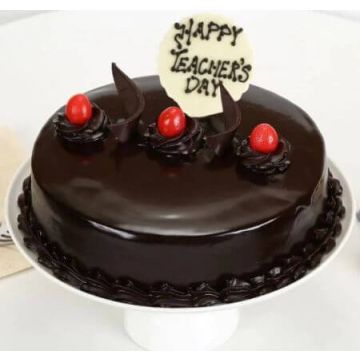 Eggless Teachers Day Special Chocolate Cake