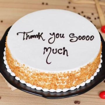 Thank You So Much Cake Half Kg
