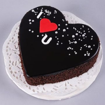 Cherish Truffle Heart Shape Cake Half Kg