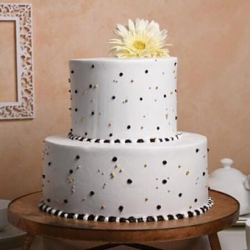 Two Tier Multi Flavour Cream Cake 2 Kg