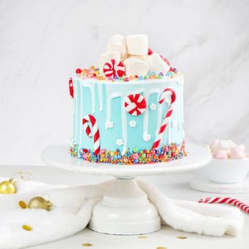 Winter Wonderland Fondant Cake 1 Kg