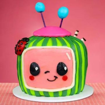Yummy And Adorable Cocomelon Fondant Cake 2 Kg