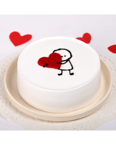 Glamorous Vanilla Cake Half Kg