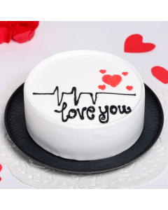 Heartbeat Romantic Chocolate Cake Half Kg