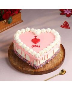 Melting Heart Love Cake Half Kg