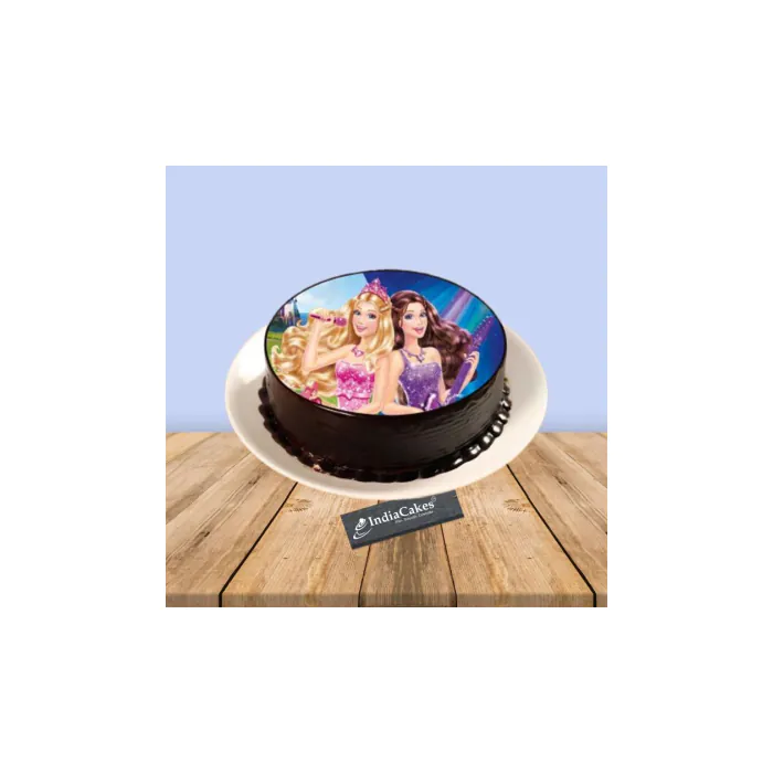 Singing Barbie Photo Cake