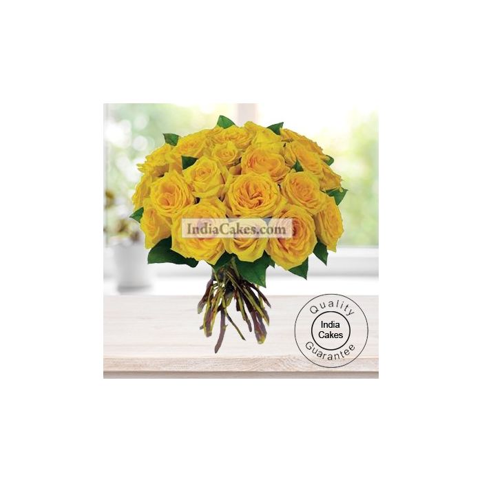 25 Yellow Roses Bunch 25 Yellow Roses Bunch