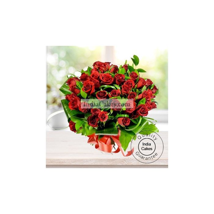 35 Red Roses Bunch