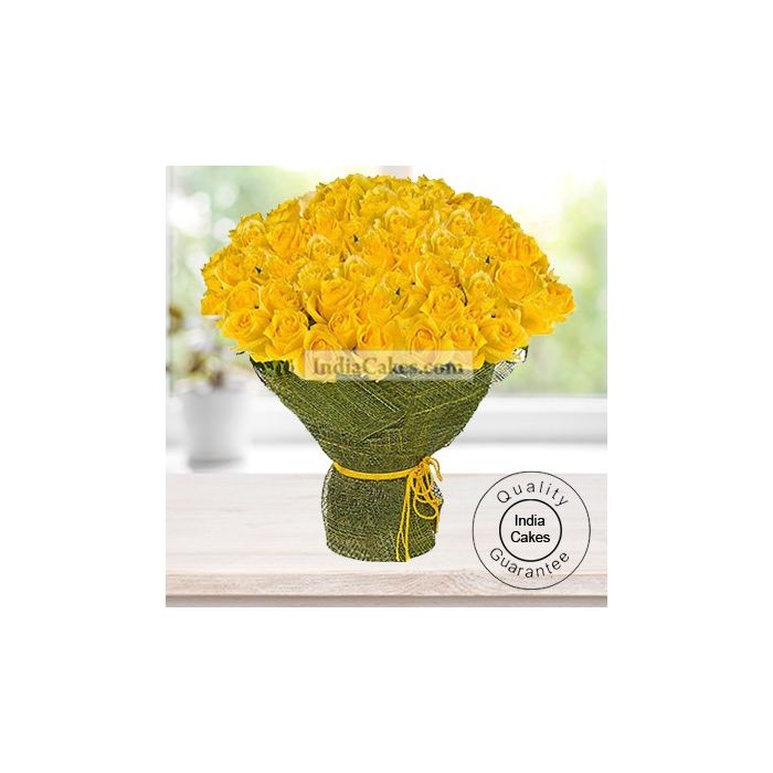 50 Yellow Roses Bunch 50 Yellow Roses Bunch