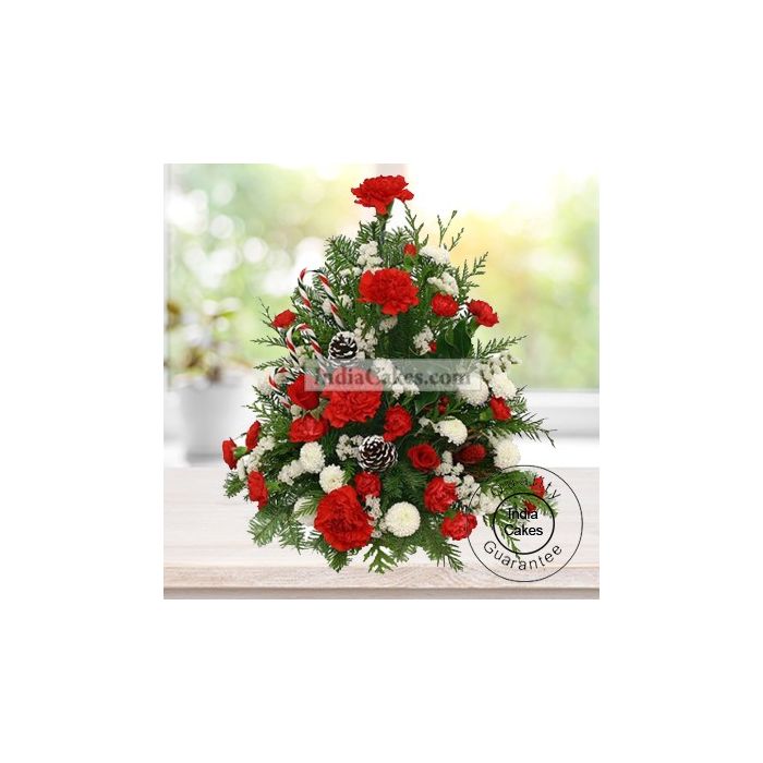 ARRANGEMENT OF RED ROSE,WHITE ROSE AND CARNATIONS ARRANGEMENT OF RED ROSE,WHITE ROSE AND CARNATIONS