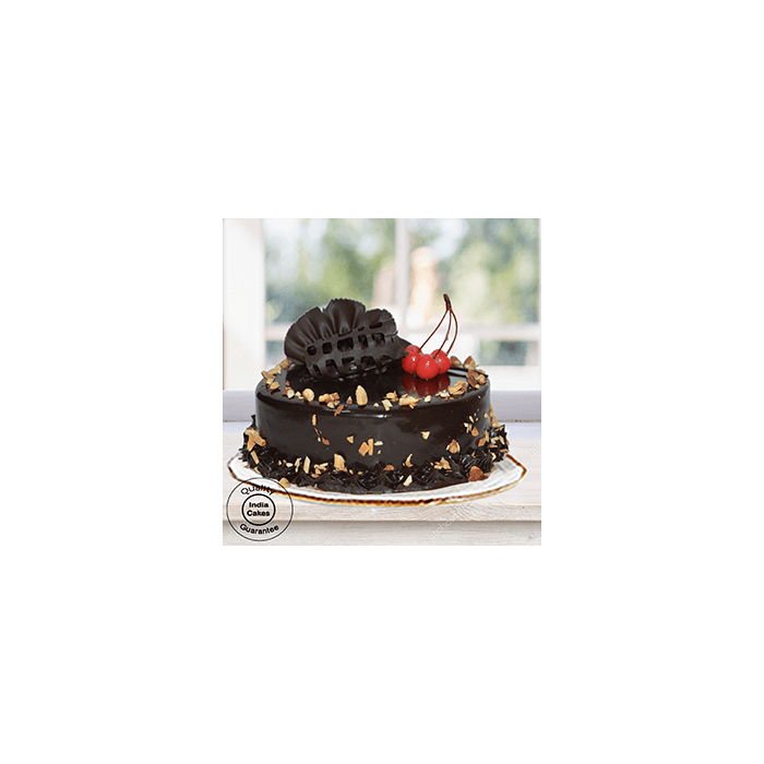 Eggless Choco Almond Cake Eggless Choco Almond Cake