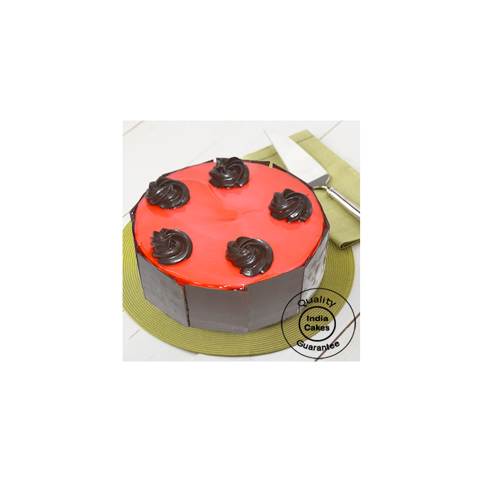Choco Spiral Strawberry Cake Half Kg