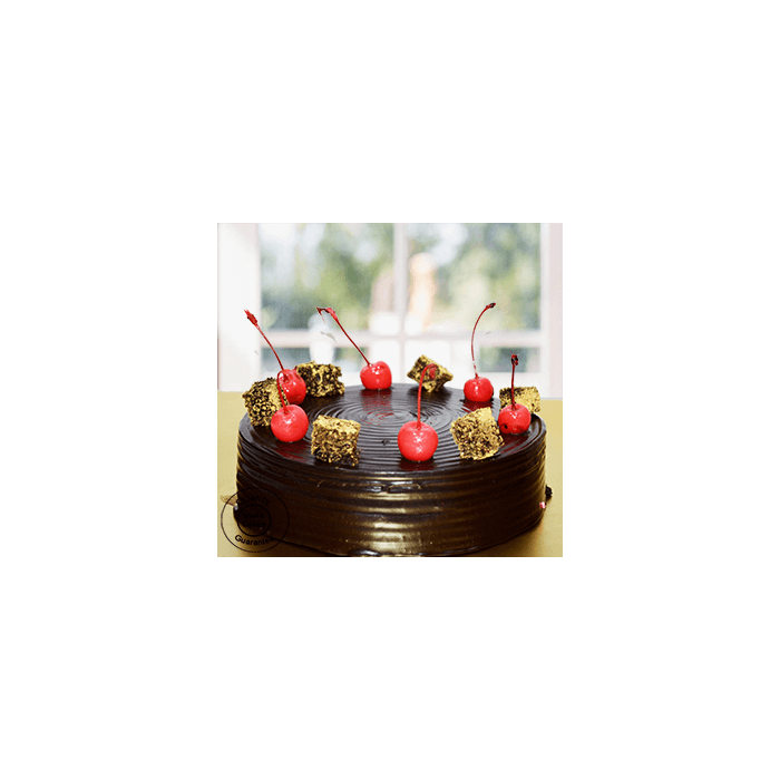 Chocolate Cherry Top Truffle cake 1 Kg