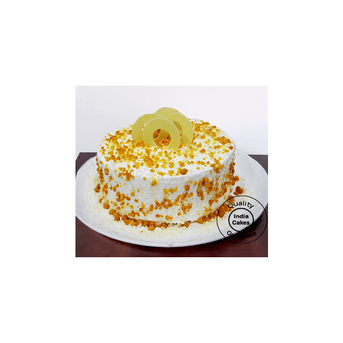 1 Kg Creamy Butterscotch Cake