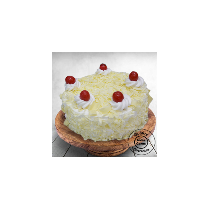 Delightful White Forest Cake Half Kg Delightful White Forest Cake Half Kg