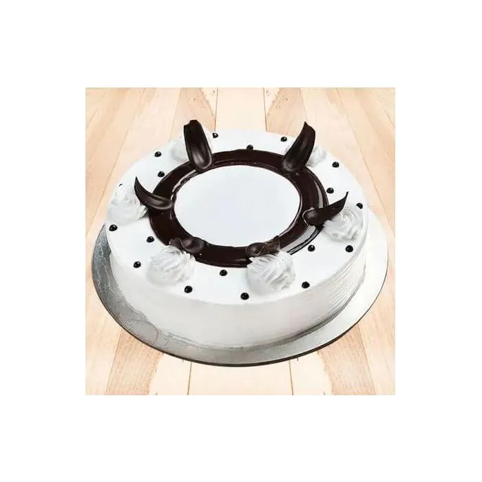 Eggless Designer Chocolate Vanilla Cake Half Kg
