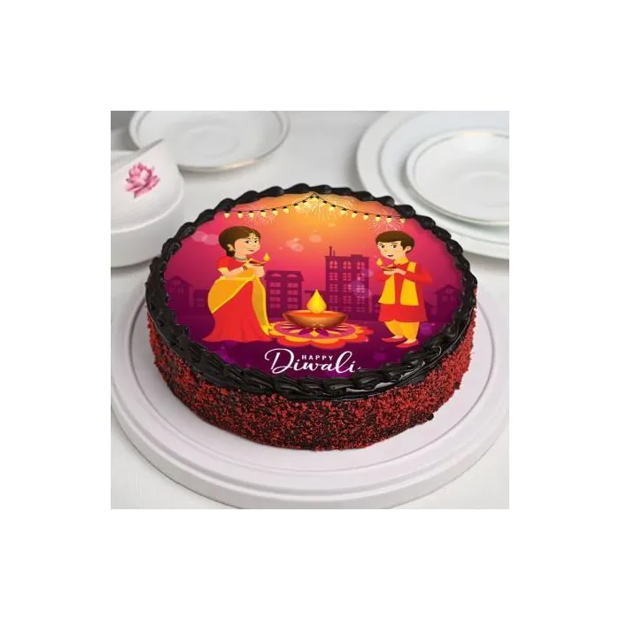 Diwali Poster Cake Half Kg