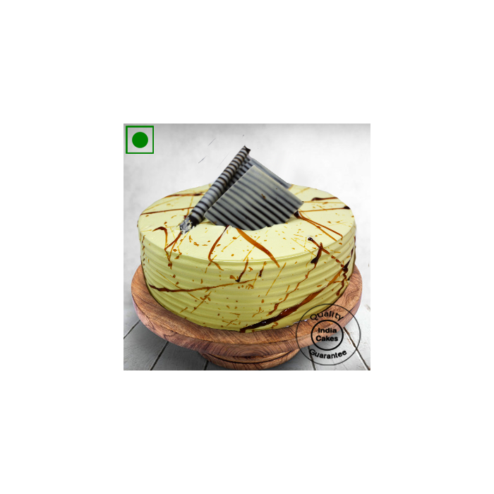 Eggless Crunchy Butterscotch Cake Half Kg