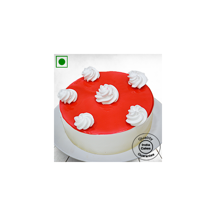 Eggless Delicious Strawberry Cake Half Kg
