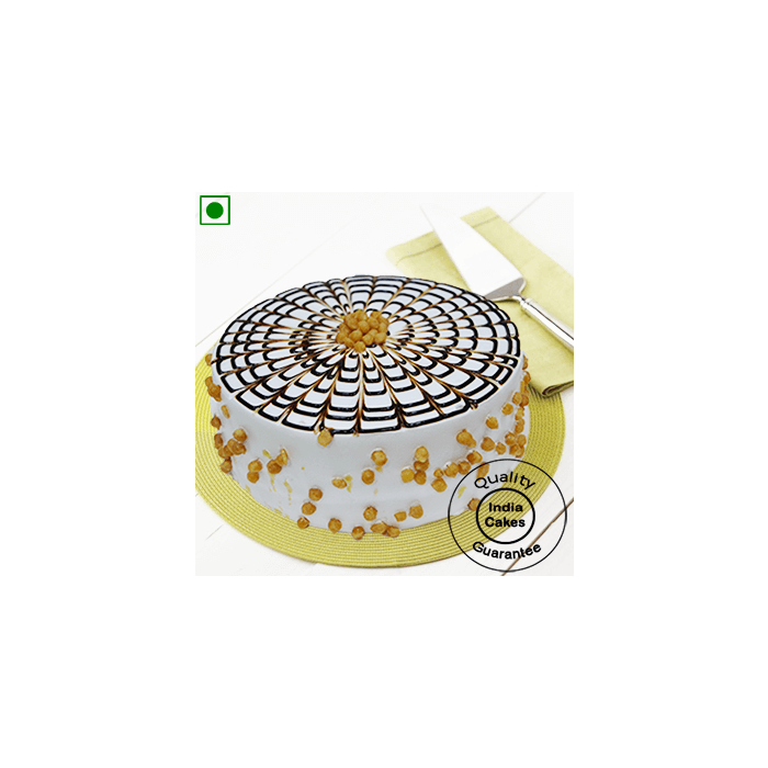 Eggless Online Butterscotch Cake Half Kg