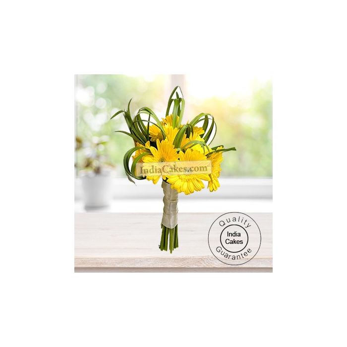 10 YELLOW GERBERAS BUNCH 10 YELLOW GERBERAS BUNCH