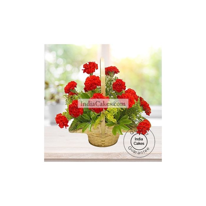 25 RED CARNATION ARRANGEMENT 25 RED CARNATION ARRANGEMENT