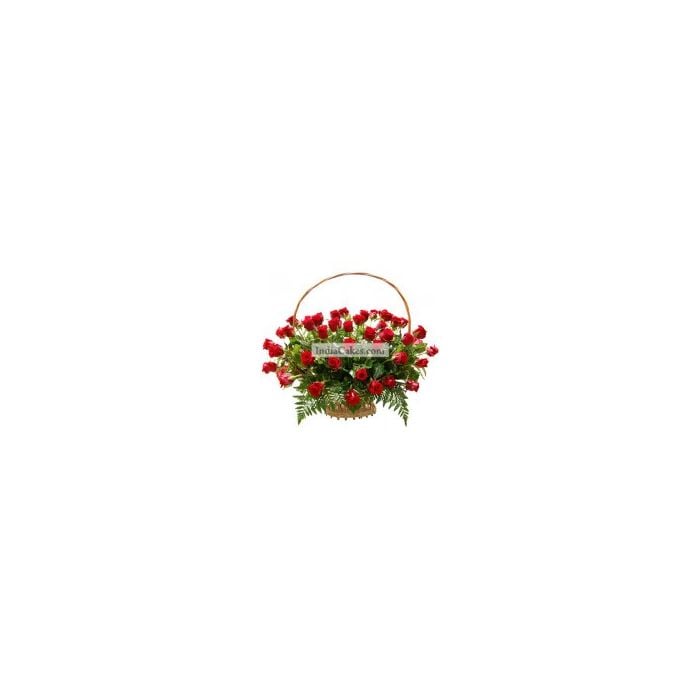 40 Red Roses Basket Arrangement 40 Red Roses Basket Arrangement