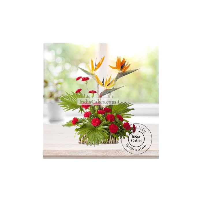 ARRANGEMENT OF 25 LOVELY CARNATIONS ARRANGEMENT OF 25 LOVELY CARNATIONS
