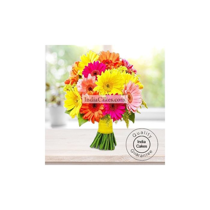 HAND BUNCH OF 20 GERBERAS HAND BUNCH OF 20 GERBERAS