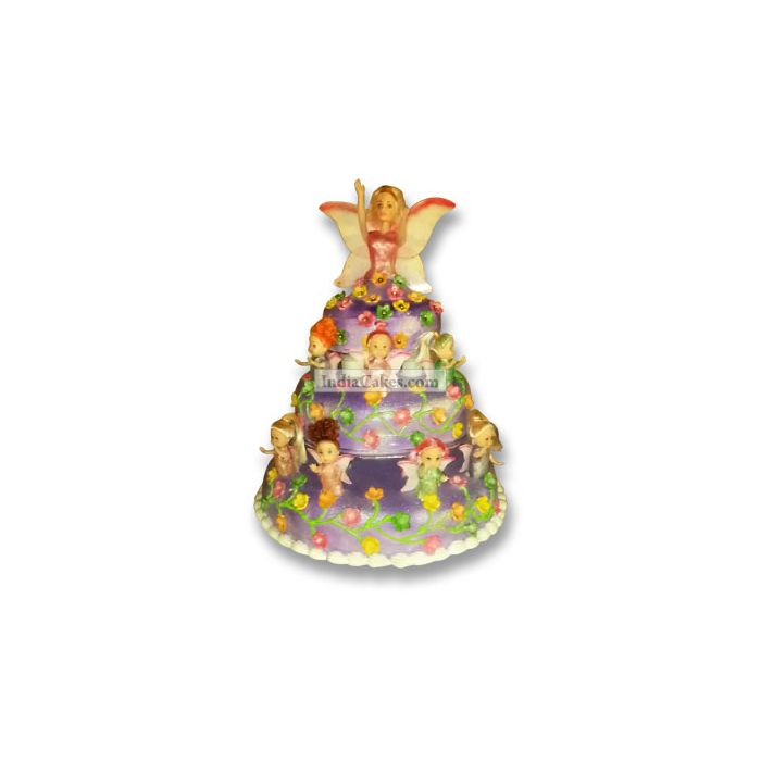 3 Kg Angels Theme Cake 3 Kg Angels Theme Cake