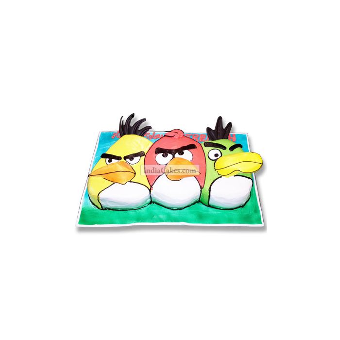 3 Kg Angry Birds Cake 3 Kg Angry Birds Cake