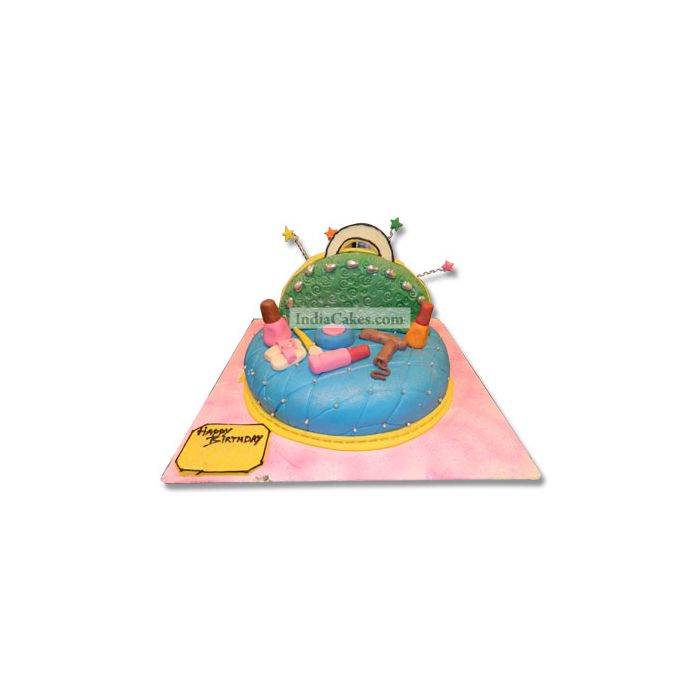 3 Kg Girl Accessories Cake 3 Kg Girl Accessories Cake