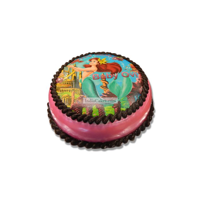 2 Kg The Little Mermaid Photo Cake Pune