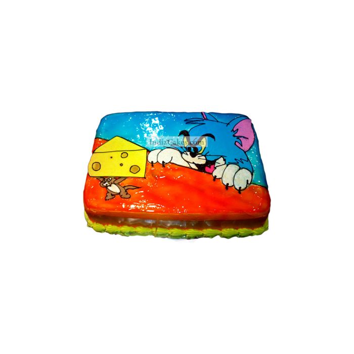 Fondant Tom and Jerry Cake One Kilogram