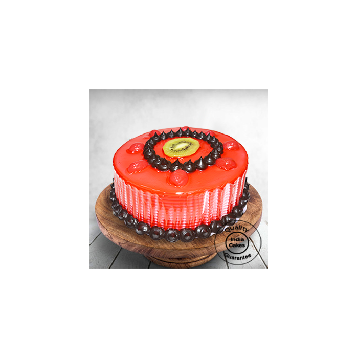 Fresh Fruit Strawberry Cake Half Kg