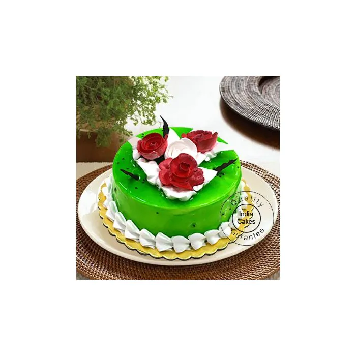 1 Kg Eggless Kiwi Cake Pune 1 Kg Eggless Kiwi Cake Pune
