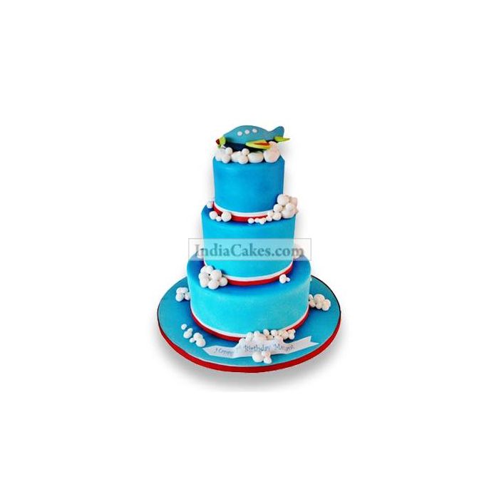 6 Kg Airplane Cascade Cake 6 Kg Airplane Cascade Cake