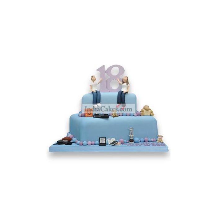 3 Kg Blue Delight Birthday Cake