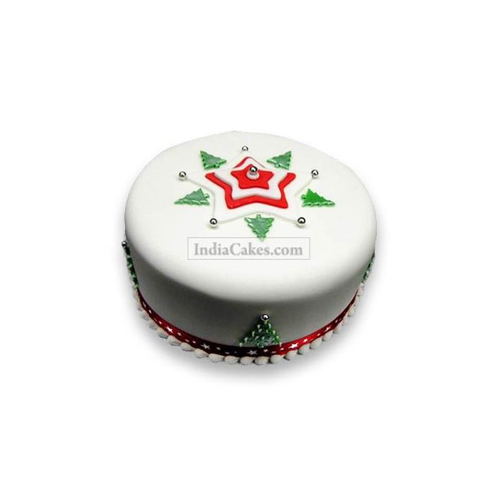 2 Kg Christmas Tree Cake