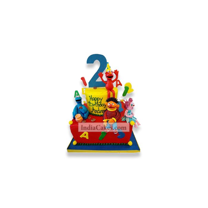 5 Kg Elmo Family Cake 5 Kg Elmo Family Cake
