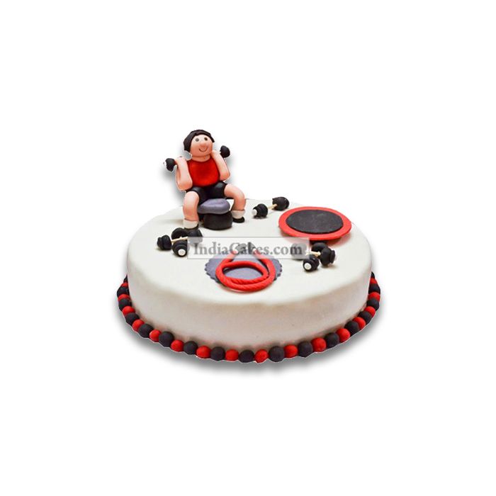Fondant Gym Cake Two Kilogram