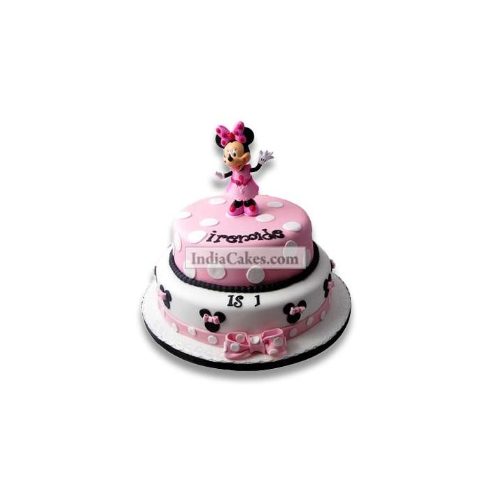 3.5 Kg Minnie Mouse Birthday Cake 3.5 Kg Minnie Mouse Birthday Cake