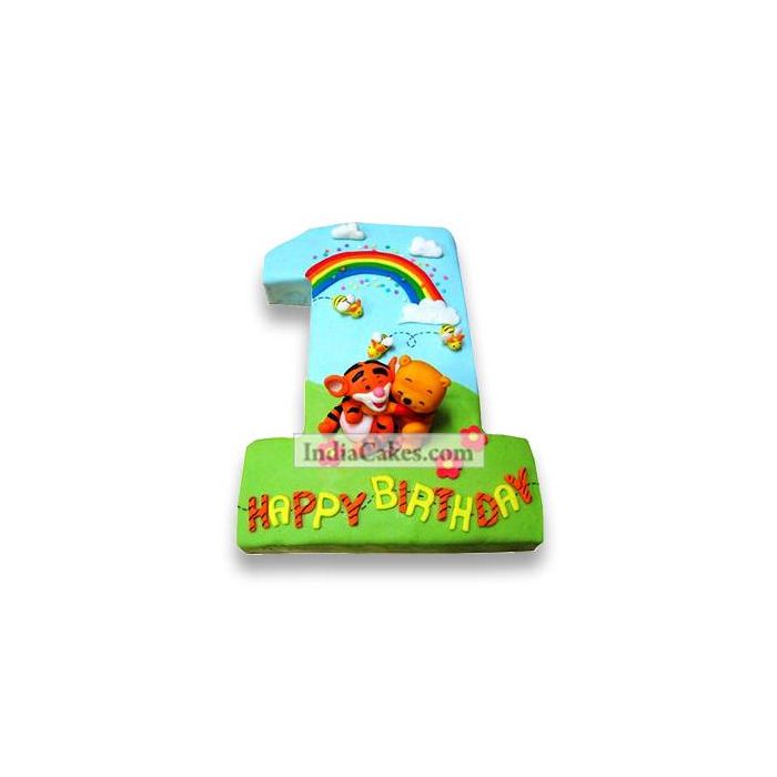 2.5 Kg Pooh Tiger Cake 2.5 Kg Pooh Tiger Cake