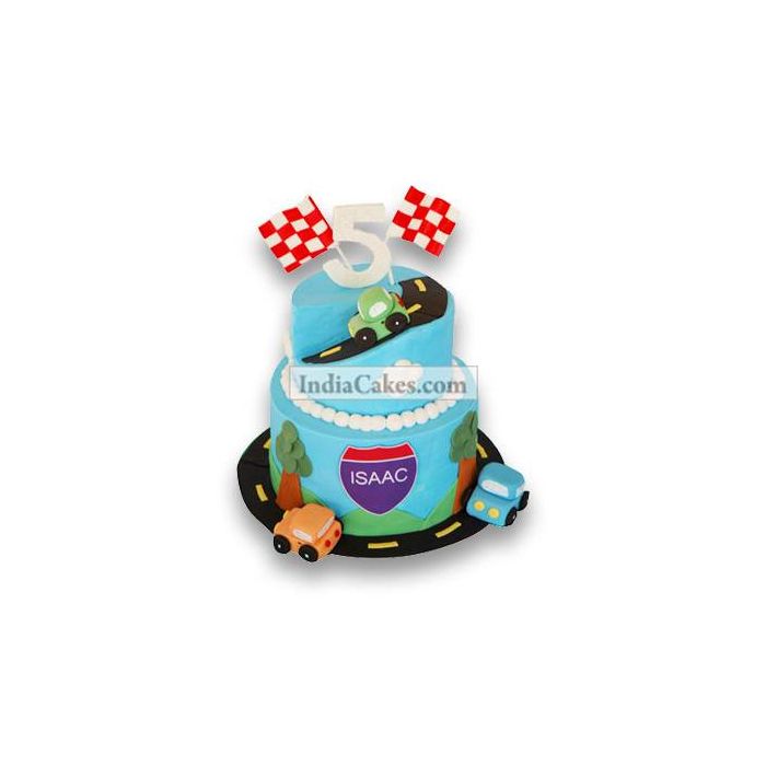 3 Kg Race Car Birthday Cake 3 Kg Race Car Birthday Cake