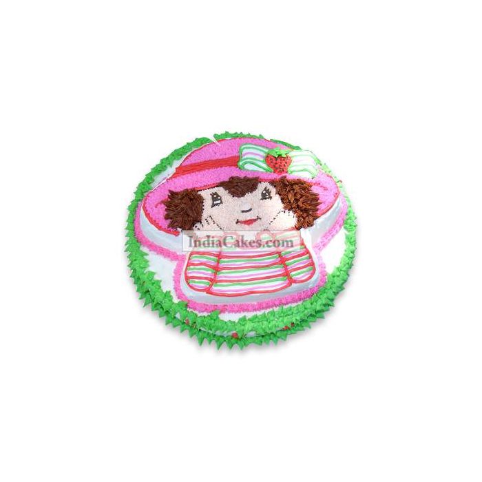 Fondant Sweet Little Girl Cake Two Kilogram