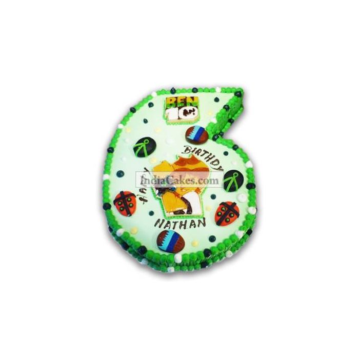 6th Birthday Ben Ten Cake Three Kilogram 6th Birthday Ben Ten Cake Three Kilogram
