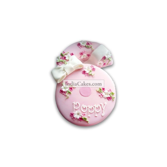 6th Birthday Flowers and Ribbon Cake Three Kilogram 6th Birthday Flowers and Ribbon Cake Three Kilogram